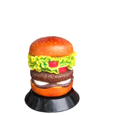 Mô hình hamburger khổng lồ làm từ composite H100xD80cm